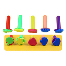Load image into Gallery viewer, 3/4/5pcs Kids Drawing Toys Sponge Brush Kit DIY Painting Brush Sponge Flower Stamp Kids Eearly Education Art Start Learning Tools