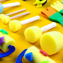 Load image into Gallery viewer, 3/4/5pcs Kids Drawing Toys Sponge Brush Kit DIY Painting Brush Sponge Flower Stamp Kids Eearly Education Art Start Learning Tools