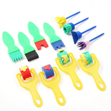 Load image into Gallery viewer, Kids Drawing Toys Sponge Brush Kit DIY Painting Brush Sponge Flower Stamp Kids Eearly Education Art Start Learning Tools