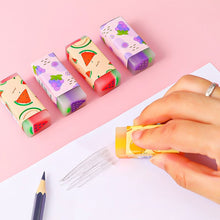 Load image into Gallery viewer, Kawaii Fruit Watermelon Common Lemon Eraser Rubber Eraser Primary Student Prizes Promotional Gift Stationery Erasers for Kids