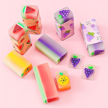 Load image into Gallery viewer, Kawaii Fruit Watermelon Common Lemon Eraser Rubber Eraser Primary Student Prizes Promotional Gift Stationery Erasers for Kids