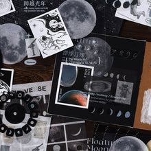 Load image into Gallery viewer, 20Pcs Planet Moon Space Vintage Scrapbook Sticker Paper Pack Deco Sticker For DIY Scrapbooking Journaling Craft Stickers