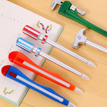 Load image into Gallery viewer, Personality Hardware Tools Ballpoint Pen 0.5mm Cute Funny Hammer Utility Knife Writing Pen Students Office Stationery School Supplies Gift