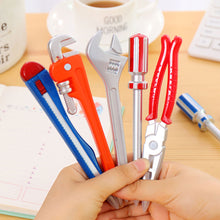 Load image into Gallery viewer, Personality Hardware Tools Ballpoint Pen 0.5mm Cute Funny Hammer Utility Knife Writing Pen Students Office Stationery School Supplies Gift