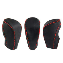 Load image into Gallery viewer, Leather Car Gear Shift Knob Cover Automatic Transmission Hand-stitched DIY Brake Cover For Chevrolet /Cruze Mairuibao 2016 - 2018