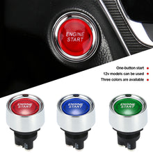 Load image into Gallery viewer, 50A Car Engine Start Push Button Keyless Switch Racing Small Start Button Lgnition Starter On Off Switches Stop DC 12V/24V