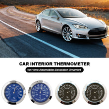 Load image into Gallery viewer, Car Interior Hygrometer Clock Monitor Thermometer Hygrometer Gauge Temp Gauge for Home Automobiles Decoration Ornament