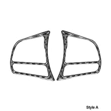 Load image into Gallery viewer, 2Pcs Car Carbon Fiber Steering Wheel Button Sticker For BMW 1 2 3 4 Series 3GT F20 F21 F30 F32 F34 F30 13-19 Accessories