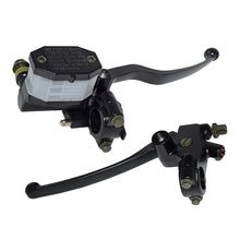 Load image into Gallery viewer, Pair Motorcycle Hydraulic Brake Handle Right Master With Cylinder Pump 22mm 7/8 Inch Handlebar For CG125 Clutch Lever Pit Bike Moped Honda Suzuki