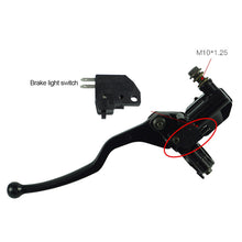 Load image into Gallery viewer, Pair Motorcycle Hydraulic Brake Handle Right Master With Cylinder Pump 22mm 7/8 Inch Handlebar For CG125 Clutch Lever Pit Bike Moped Honda Suzuki