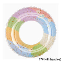 Load image into Gallery viewer, Adult Summer With Strap Handle Swimming Ring Children Beach Water Sports Swim Ring Floating Ring Swimming Pool Lifebuoy