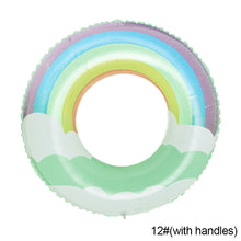 Load image into Gallery viewer, Adult Summer With Strap Handle Swimming Ring Children Beach Water Sports Swim Ring Floating Ring Swimming Pool Lifebuoy