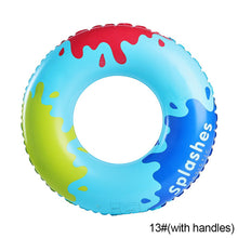 Load image into Gallery viewer, Adult Summer With Strap Handle Swimming Ring Children Beach Water Sports Swim Ring Floating Ring Swimming Pool Lifebuoy