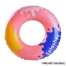 Load image into Gallery viewer, Adult Summer With Strap Handle Swimming Ring Children Beach Water Sports Swim Ring Floating Ring Swimming Pool Lifebuoy