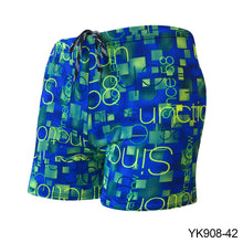Load image into Gallery viewer, Men's Colorful Print Quick Dry Swimwear Men Trunks Swim Shorts Slim Fit Swimming Trunks for Beach Surf Beachwear