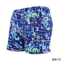 Load image into Gallery viewer, Men's Colorful Print Quick Dry Swimwear Men Trunks Swim Shorts Slim Fit Swimming Trunks for Beach Surf Beachwear