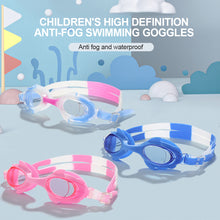 Load image into Gallery viewer, Children High Definition Anti-Fog Swimming Goggles