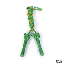 Load image into Gallery viewer, Kids Jump Rope Adjustable Cotton Braided Skipping Rope with Wooden Handle For Fitness Training Fun Toy