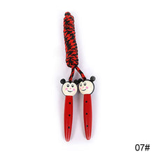 Load image into Gallery viewer, Kids Jump Rope Adjustable Cotton Braided Skipping Rope with Wooden Handle For Fitness Training Fun Toy