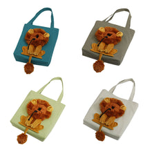 Load image into Gallery viewer, Lion-shaped Shoulder Bag Can Be Exposed Pet Canvas Bag for Cats and Dogs Tote Bag Small Pet Carrier Bag Fashionable Breathable