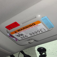 Load image into Gallery viewer, Car Sun Visor Card Holder Phone Number Plate Car Accessories Card Storage Car Card Slot Multi-function Storage Box Glasses Clip Car Styling