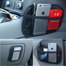 Load image into Gallery viewer, Multifunctional Car Storage Bag Pocket Car Seat Organizer Organizer Auto Seat Side Storage Hanging Bag Multi-Pocket Drink Phone Holder Mesh Pocket Car Styling