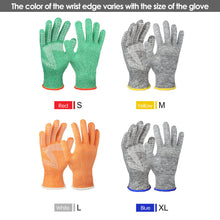 Load image into Gallery viewer, Level 5 HPPE EN388 Safety Gloves Cut Resistant Anti-Puncture Work Protection Gloves Grinding Welding Work Gloves Anti Cut Gloves For Kitchen Garden