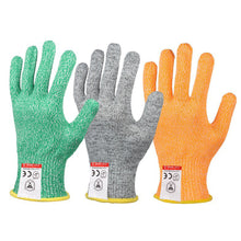 Load image into Gallery viewer, Level 5 HPPE EN388 Safety Gloves Cut Resistant Anti-Puncture Work Protection Gloves Grinding Welding Work Gloves Anti Cut Gloves For Kitchen Garden