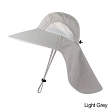 Load image into Gallery viewer, Wide Brim Bucket Hat with Neck Cover Quick Dry Large Brim Fishing Hat Outdoor Sports Jungle Hiking Hat Men Fishermen Sun Hat Cap