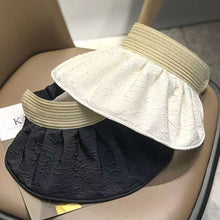 Load image into Gallery viewer, Summer Empty Top Wide Brim Sun Hat For Women Anti UV Sunscreen Bucket Hat Female Sun Protection Outdoor Beach Cap