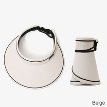 Load image into Gallery viewer, Foldable Sun Hats Female Summer Hat Visors Empty Top Hat Wide Large Brim Beach Hats Beach Protection Caps Women