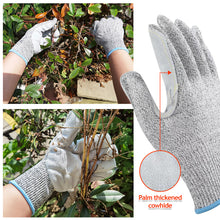 Load image into Gallery viewer, 1Pair Cut Resistant Gloves Finger wrapped Work Gloves Wear-resistant Anti-puncture Anti-skid Kitchen Garden Accessories Anti Cut Gloves