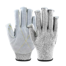 Load image into Gallery viewer, 1Pair Cut Resistant Gloves Finger wrapped Work Gloves Wear-resistant Anti-puncture Anti-skid Kitchen Garden Accessories Anti Cut Gloves