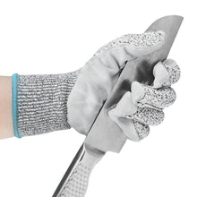 Load image into Gallery viewer, 1Pair Cut Resistant Gloves Finger wrapped Work Gloves Wear-resistant Anti-puncture Anti-skid Kitchen Garden Accessories Anti Cut Gloves