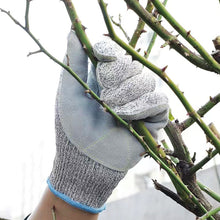 Load image into Gallery viewer, 1Pair Cut Resistant Gloves Finger wrapped Work Gloves Wear-resistant Anti-puncture Anti-skid Kitchen Garden Accessories Anti Cut Gloves