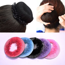 Load image into Gallery viewer, Professional Dance Lace Hair Net Nurse Stewardess Hotel Workers Pan Hair Accessories Grade Performance Ball Head Net