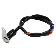 Load image into Gallery viewer, 12V Motorcycle Switch Self-locking Switch Handlebar Mount Push Button ON+OFF with Red LED Light For 6.8mm Handlebar