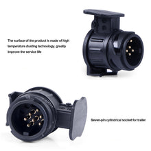Load image into Gallery viewer, 12V Towbar 7 Pin To 13 Pin Plug Adapter Trailer Connector Towing Waterproof Plugs Socket Adapter For Car Truck Caravan Accessories