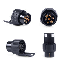 Load image into Gallery viewer, 12V Towbar 7 Pin To 13 Pin Plug Adapter Trailer Connector Towing Waterproof Plugs Socket Adapter For Car Truck Caravan Accessories