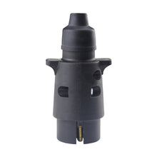 Load image into Gallery viewer, 12V European Trailer Socket Tow Bar 7 Pin Electrics Connector Adapter For RV Vans Caravans Truck Transfer Signal
