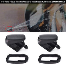 Load image into Gallery viewer, 2Pcs Car Front Windshield Windscreen Washer Jet Nozzles Sprayer For Ford Focus Mondeo Galaxy C-max Fiesta KA Fusion BM5117666AB