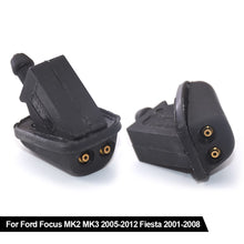 Load image into Gallery viewer, 2Pcs Car Front Windshield Windscreen Washer Jet Nozzles Sprayer For Ford Focus MK2 MK3 2005-2012 Fiesta 2001-2008