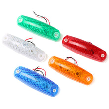Load image into Gallery viewer, 1PC 8 LED Side Marker Oval Light Clearance Signal Lamp Tail 12V- 24V Warning Indicators For Trailer Truck Lorry Caravan Bus