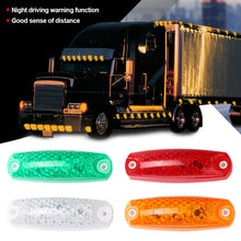 Load image into Gallery viewer, 1PC 8 LED Side Marker Oval Light Clearance Signal Lamp Tail 12V- 24V Warning Indicators For Trailer Truck Lorry Caravan Bus