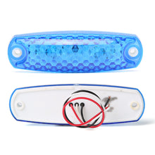 Load image into Gallery viewer, 1PC 8 LED Side Marker Oval Light Clearance Signal Lamp Tail 12V- 24V Warning Indicators For Trailer Truck Lorry Caravan Bus