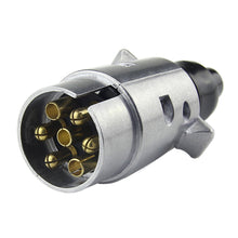 Load image into Gallery viewer, 2Pcs/Set Car 12V 7 Pin EU Plug Trailer Plug Socket Rubber Seal Trailer Coupling Connector Trailers Accessories