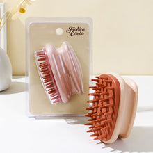 Load image into Gallery viewer, Silicone Shampoo Brush Massage Brush Handheld Soft Scalp Massage Brush Multifunctional Bath Hair Shower Brush Comb Hair Care