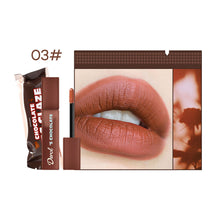 Load image into Gallery viewer, Matte liquid lipstick Not easy to stick to cup velvet mist chocolate lip glaze for women Velvet Matte Liquid Lipsticks