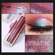 Load image into Gallery viewer, Polarized Eye Shadow Naturally Brightens Micro Shiny Chip Broken Diamond High Gloss Pearlescent Sleeping Silkworm Liquid Eye Shadow