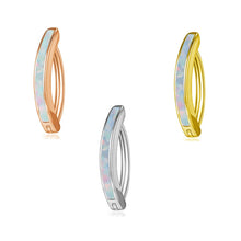 Load image into Gallery viewer, Navel Nail Smooth Stainless Steel Personality Fried Dough Twists Universal Navel Button Navel Ring Piercing Jewelry